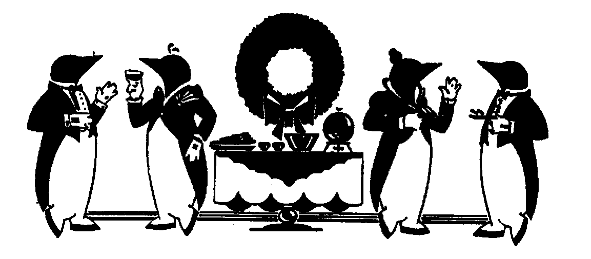 image of holiday penguin graphic